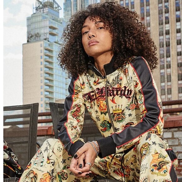 NWT  ED HARDY Y2K Track Jacket Multicolor - Picture 2 of 12